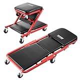 VEVOR Montagerollbrett Werkstatt-Liegewagen 914 mm, 136 kg Tragkraft Rollbrett...
