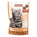 BEAPHAR - Vit Bits - Katzensnacks - Für Katzen - Multi-Vitamin Paste, Taurin -...