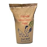 Carl Wolf - Geflügelkörnerfutter - 25 kg - Natürliche Premium-Qualität für...