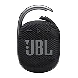JBL CLIP 4 Bluetooth Lautsprecher - Schwarz – Wasserdichte, tragbare Musikbox...