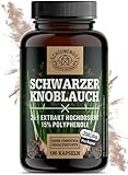 Schwarzer Knoblauch -1500mg je Tagesdosis- WICHTIG: 25:1 Extrakt (=37500mg...