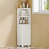Hzuaneri Badezimmerschrank, Eckschrank Badschrank, Toilettenschrank mit...
