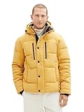 TOM TAILOR Herren 1037346 Winterjacke mit Abnehmbarer Kapuze, 10533-golden Fall,...