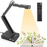 Kitchbai Dokumentenkamera mit Fernbedienung, Webkamera für pc mit 12 MP und...