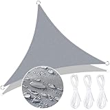 ZHHGOO Sonnensegel Dreieck 3x3x3m Sonnenschutz Wasserdicht,UV Schutz,Garten...