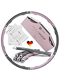 FITCELLENCE® 1,2kg, 90cm Durchmesser, 5-6 Teile, Hula Hoop Reifen für...