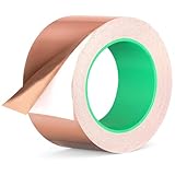 50mm x 20m Kupferband Gegen Schnecken, Beidseitig Leitende Kupferfolienband,...
