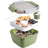 Greentainer Lunchbox Auslaufsichere Bento Box mit 1 Gabel, 1500 ml...