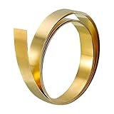 QUARKZMAN Messingblech 1000 x 15 x 0,3 mm Messingstreifen H62 Messingblechrolle...