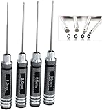 Sechskant Schraubendreher Satz 4-teilig,RC werkzeug set, für RC Autos, Boote,...