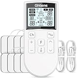 GHTENS TENS Gerät Schmerztherapie, 5-in-1 Reizstromgerät...