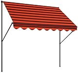 Angerer Klemmmarkise Exklusiv mit Handkurbel, Terrasse/Balkon, einfache Montage...