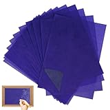 50 Blatt Pauspapier,A4 21x29.7cm (Blau) Kohlepapier,Blaupapier Zum...