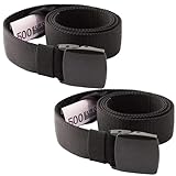 2 PCS Gürtel mit Geheimfach Geldgürtel Herren für Reise Outdoor Sport...