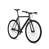 6KU Fixie Urban Track Bike, Aluminium, starres Getriebe, 52 cm/S