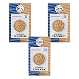 Werz Braunhirse-Flocken, glutenfrei, 3er pack (3 x 250g)