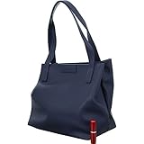 TOM TAILOR Miri zip Damen Shopper Umhängetasche Reißverschluss Groß Blau