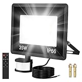 Aussenlampe Mit Bewegungsmelder 35w LED Strahler Mit Bewegungsmelder Außen...