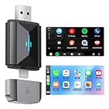 Volam Wireless Adapter für Carplay & Wireless Android Auto Adapter 2-in-1, 5GHz...