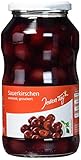 Jeden Tag Sauerkirschen ohne Steine im Glas, Abtropfgewicht 350 g