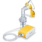 Beurer IH 58 Kids Inhalator mit Giraffen-Aufsteckfigur zur Verneblung von...