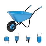 TRUTZHOLM Kinderschubkarre Uni 40 kg Traglast 3,6 kg Stahl Kunststoff hellblau...