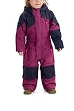 Killtec Unisex Kinder, Skioverall Mit Kapuze Und Schneefang, Pflaume, 98-104