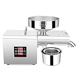 PUDLOR Automatische Ölpresse, Maschine Temperaturkontrolle Öl Extraktion...