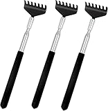 3er Rückenkratzer Set - Stabil & ausziehbar mit breiter Kratzfläche für...