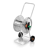 Bradas 212 60 m Schlauch Spule Trolley 212 ZN Agrati, silber, 48 x 43 x 88 cm