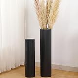KAYLETIN Hohe Bodenvasen, Große Bodenvasen 2er-Set, Hohe Blumenvase für...