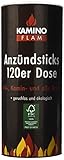 Kamino-Flam Anzündsticks - 120 Anzünder in handlichen Dose - Feuersticks...