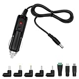 AYWHP 12V 5A Universal Auto DC Netzteil Adapter 5.5x2.5mm, 1m USB Kabel mit 8...