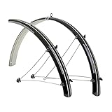 Radschutz Satz Author 28 Zoll Fahrrad Schutzblech Set Kunststoff schwarz 53mm