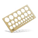 Aristo AH23319 Geo College Schulkreisschablone (35 Kreise, Durchmesser 1 - 35...