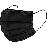 URUSANA 20x FFP2 Schwarz Maske 5-Lagen Mundschutzmaske Atemschutzmasken...