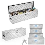ACXIN Aufbewahrungsbox Alubox 800x220x225 mm, Aluminium Werkzeugkiste mit...