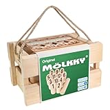 Mölkky Original - Holz Wurfspiele für Draußen, Garten, Picknick, Strand,...