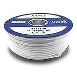 ARLI 100m 135dB Sat Koaxialkabel Koax Kabel Antennenkabel 4K FullHD UltraHD 4K...