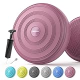 PROIRON Ballsitzkissen, Balance Pad 34cm, Noppenkissen für aufrechte...