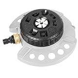 STYDDI Hochleistungs-Rasensprinkler aus Metall, Turmsprinkler mit 9 Mustern und...