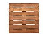 Belladoor Terrassenfliese Bangkirai | 1 Stück x 50 x 50 x 2,4 cm = 0,25 m² |...
