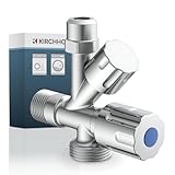 Kirchhoff Geräte Universal Eckventil mit Spülmaschinenanschluss, ½...