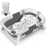 DEANIC Baby Badewanne, Babybadewanne Neugeborene von 0-6-12 Monaten Geeignet,...