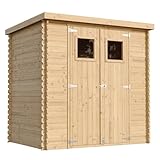 TIMBELA M311 Holzhaus Gartenhaus - Gartenschuppen Holz B204xL142xH200 cm/ 2,22...