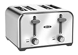 BELLA 4-Scheiben-Toaster mit extra breiten Toastschlitzen und herausnehmbarem...