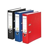 Original Falken 3er Pack PP-Color Ordner. Made in Germany. 8 cm breit DIN A4...