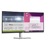 Dell S3423DWC USB-C 34 Zoll WQHD (3440x1440) 21:9 1800R Curved Monitor, 100Hz,...