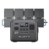 BLUETTI AC50B Tragbare Powerstation mit 60W Solarpanel, 448Wh LiFePO4-Batterie,...