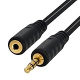 BIGtec 1,5m Klinken Stereo Verlängerung AUX Klinke Kabel 3,5mm ST/BU Audio...